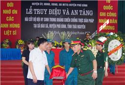 Thái Nguyên: Cất bốc, quy tập 4 hài cốt liệt sĩ hy sinh trong kháng chiến chống thực dân Pháp